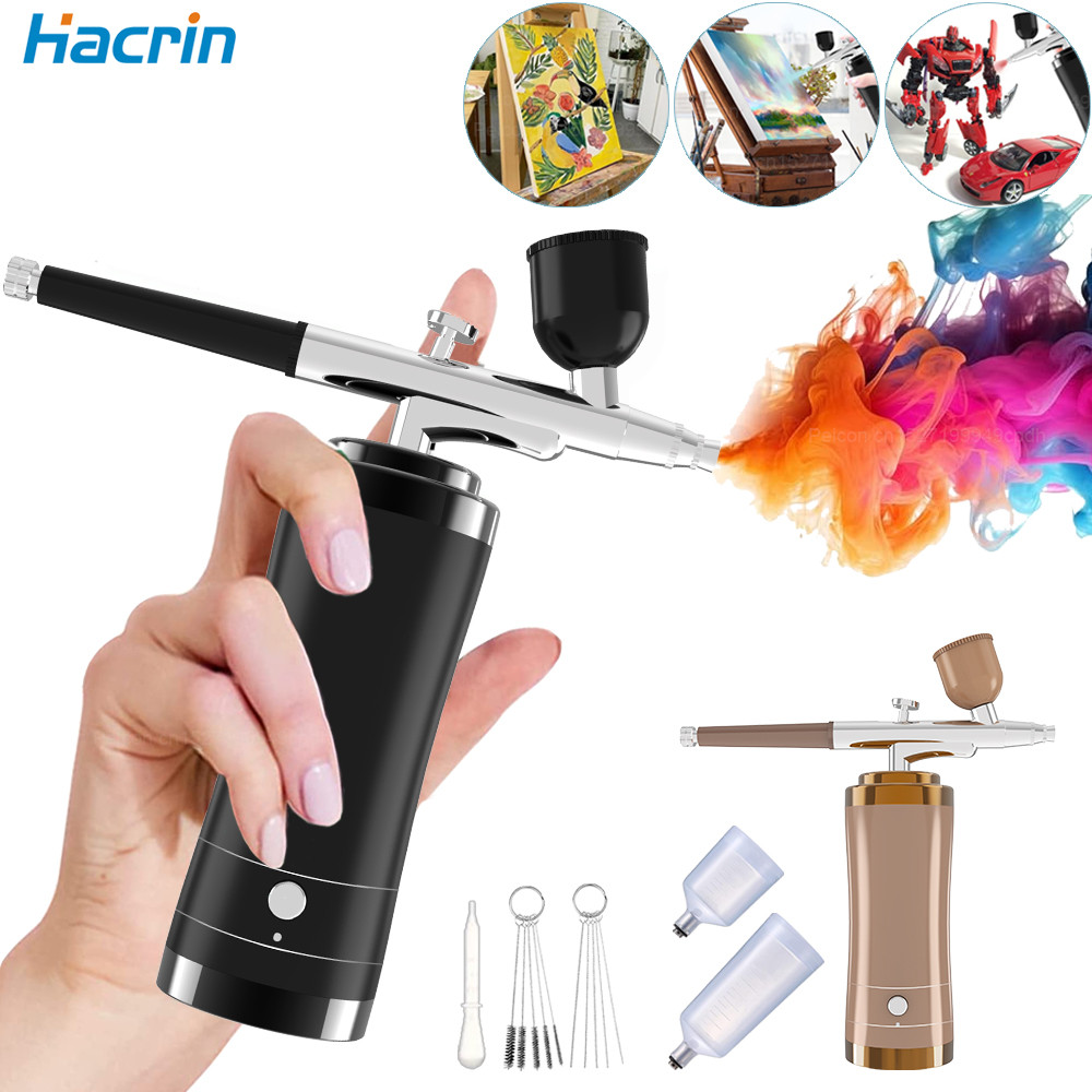 Airbrush Cordless Airbrush Kit With Compressor Portable Handheld Airbrush Gun for Painting Cake