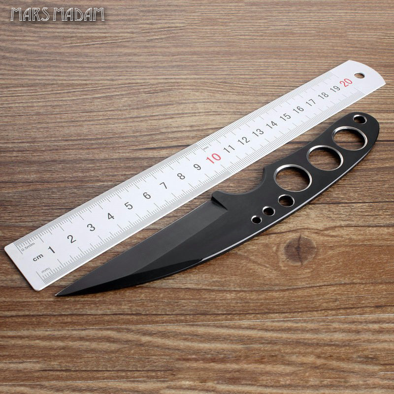 Fixed Blade Knife Free shipping 7 Holes One-batch Forming Knife