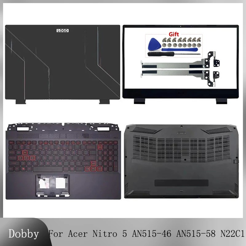 For Acer Nitro 5 AN515-46 AN515-58 AN515-58G N22C1 New Laptop LCD Back Cover Front Bezel keyboard Pa