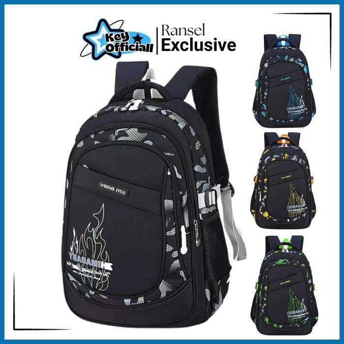 Tas Ransel Anak Sekolah TK SD SMP Warna Hitam
