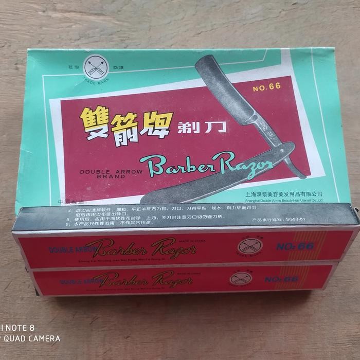 pisau cukur lipat 66 Barber razor Doble Arrow original