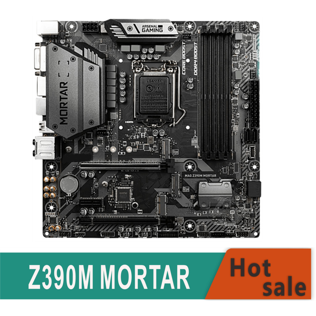 Gaming Z370M Mortar Lga 1151 (300 Series) Z370 Hdmi Sata 6Gb/S Usb 3.1 Micro Atx 100% Testing