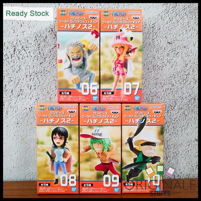 WCF One Piece Hachinosu 2 Figure Japver Original (Garp Tashigi Kujaku Prince Helmeppo)