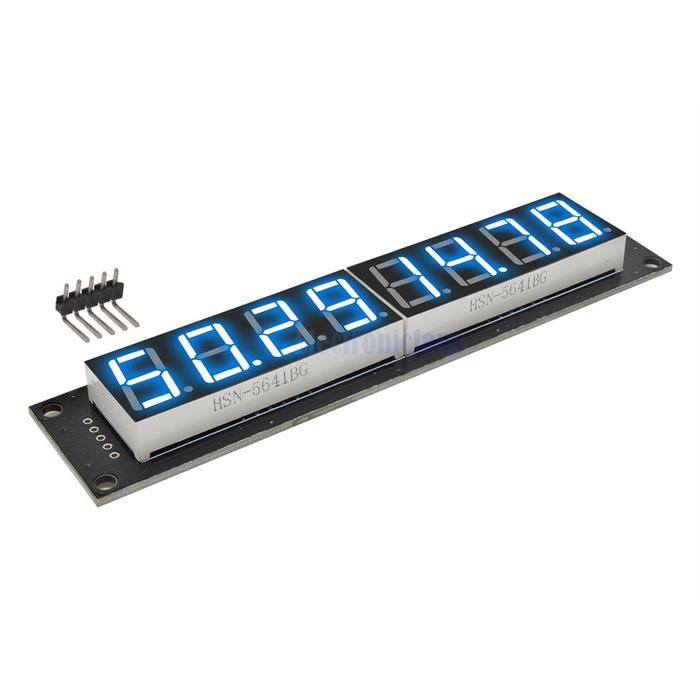Module Seven Segment 8-Digit 0.56" Tm1637 Led 7-Segment Display Rgbyw