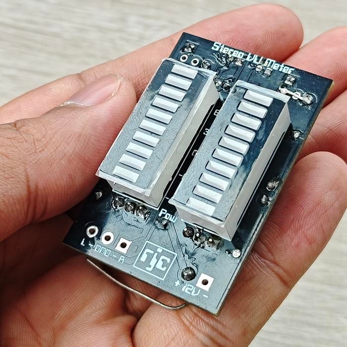 Digital Vu Meter Audio Level Meter Model Led Bar Stereo Sound Analizer