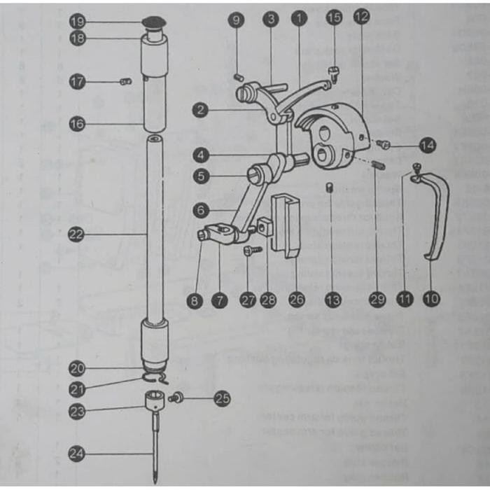 (Expert) Tiang Jarum Mesin Jahit Typical