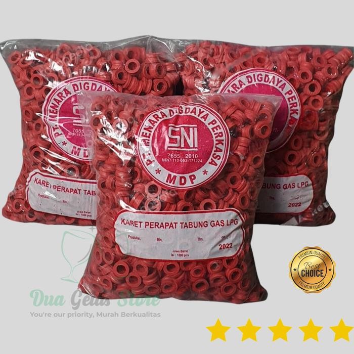 (Allthebest) Karet Seal Gas Elpiji SNI Tebal Lentur 100% Karet Asli Untuk Tabung Gas 3kg 5.5kg 12kg