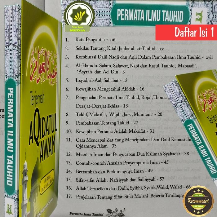 BUKU PERMATA ILMU TAUHID AKIDAH AHLUSSUNAH SIFAT 20 & ILMU KETUHANAN