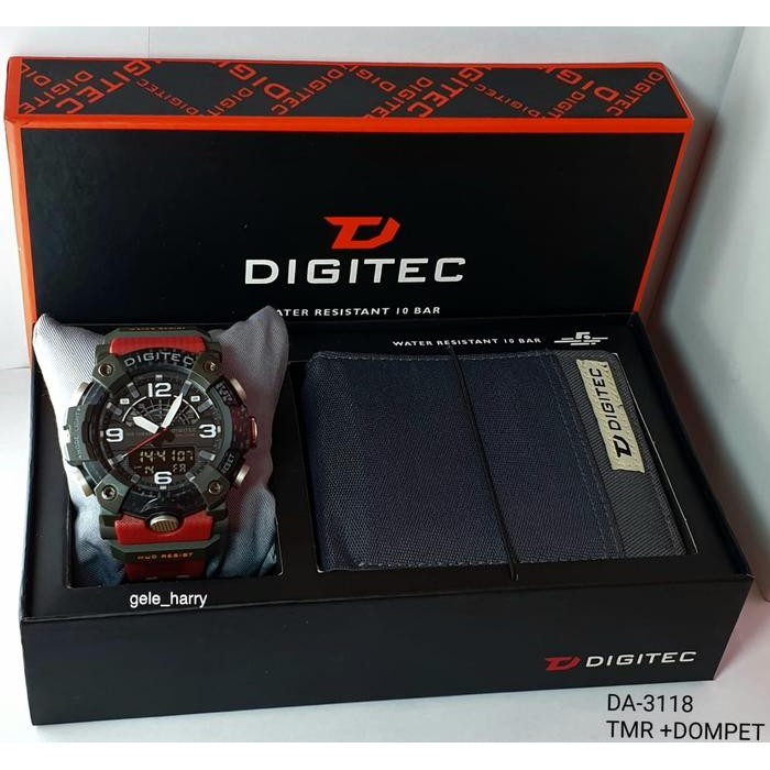 BARANG TERLARIS Digitec DA-3118T DA3118 DA 3118 Merah Gratis Dompet