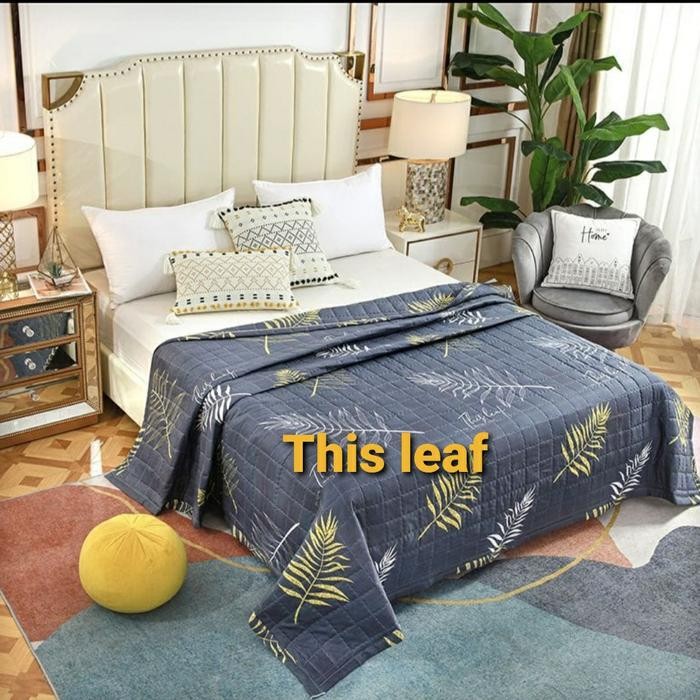 Bed cover selimut full quilting S49