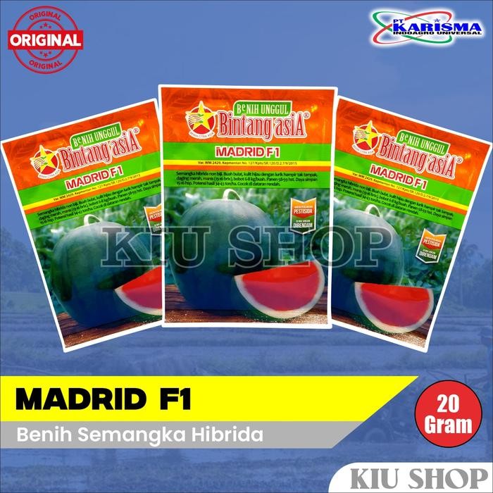 Terbatas / Semangka MADRID F1 / Benih Semangka MADRID F1 - 20 Gram