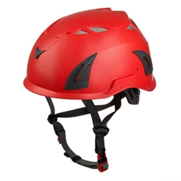 Helm safety climbing merah
