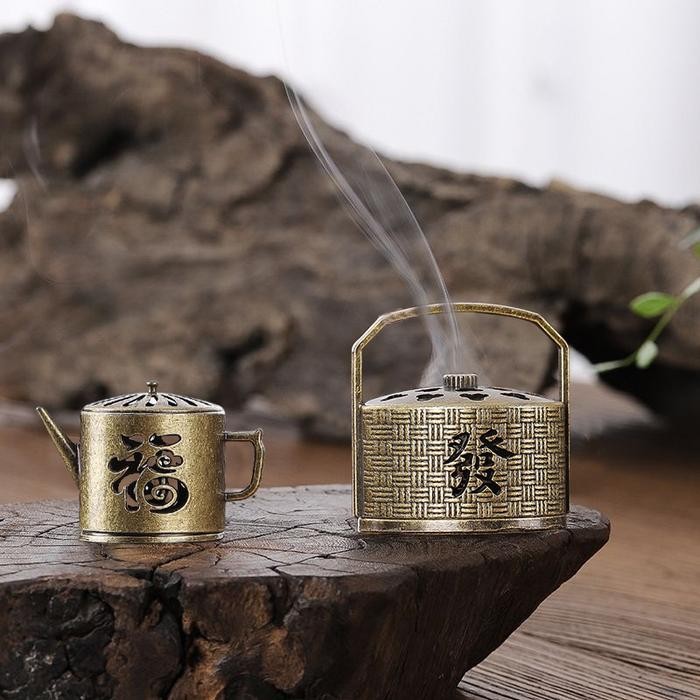 fifia Hhs Tempat Bakar/Tempat Membakar Dupa/Tempat Bakar Dupa/Dupa Mabkharah Bulat/Mabkharah Bulat