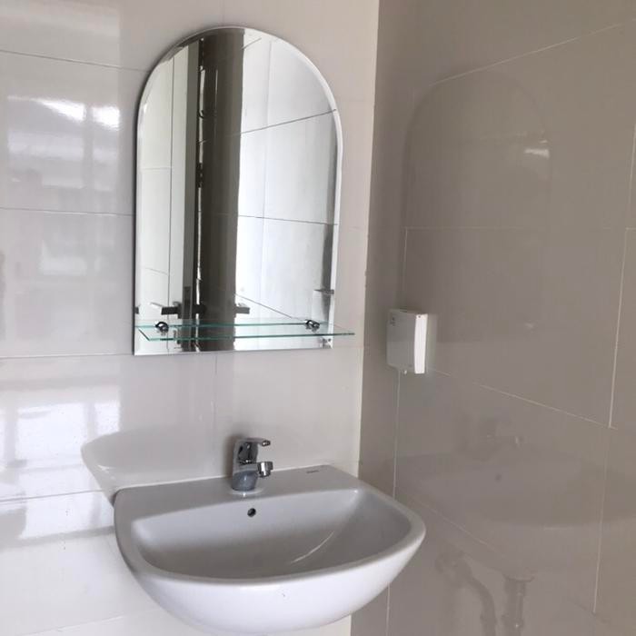 komee Cermin Wastafel Setengah Oval Mirror Glass