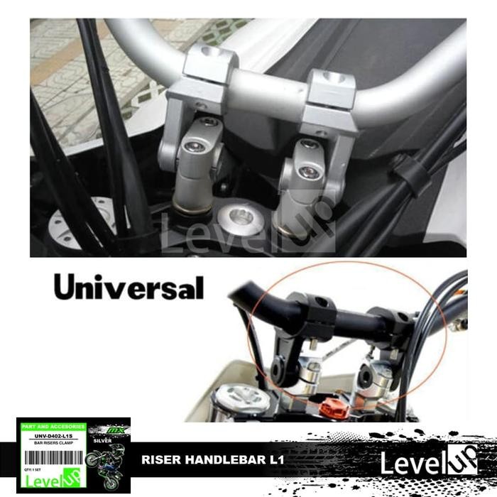 PREMIUM Level Up Riser stang Tinggi - Riser stang 28mm - Riser Stang 22mm