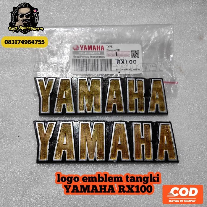 PREMIUM logo emblem tangki tengki yamaha rx100 rx 100