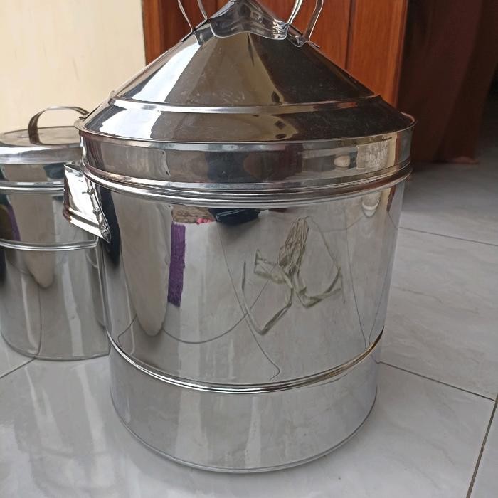 PREMIUM dandang nasi uk 5 kg Stainless panci kukus