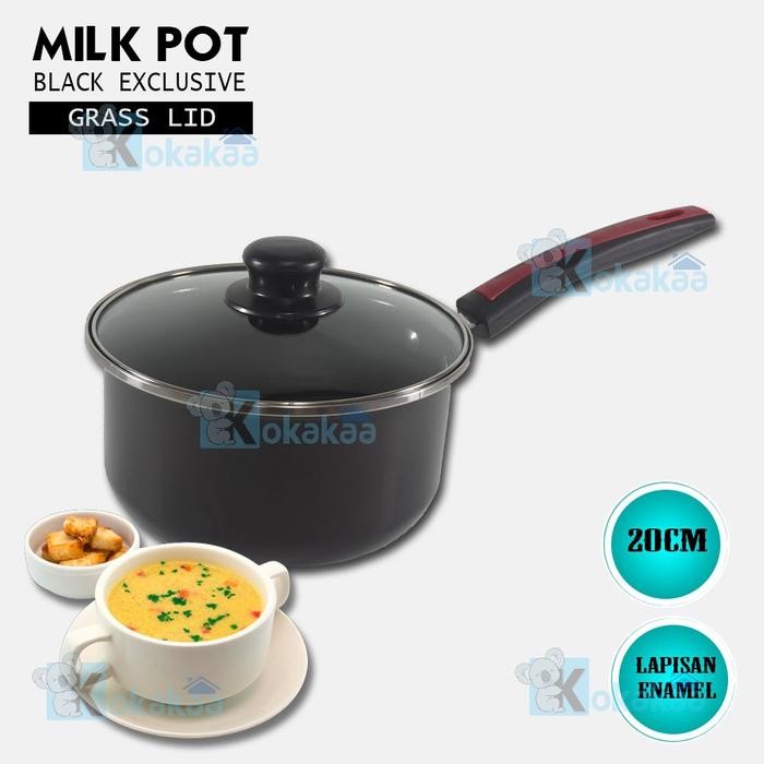 PREMIUM Panci Set serbaguna enamel 20cm supra vicenza oxone kukus kukusan