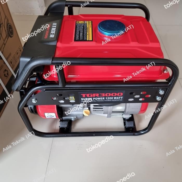GENSET MINI 1000 WATT MAKS 1200 WATT TIGER 4 TAK TGR3000 TERBAIK
