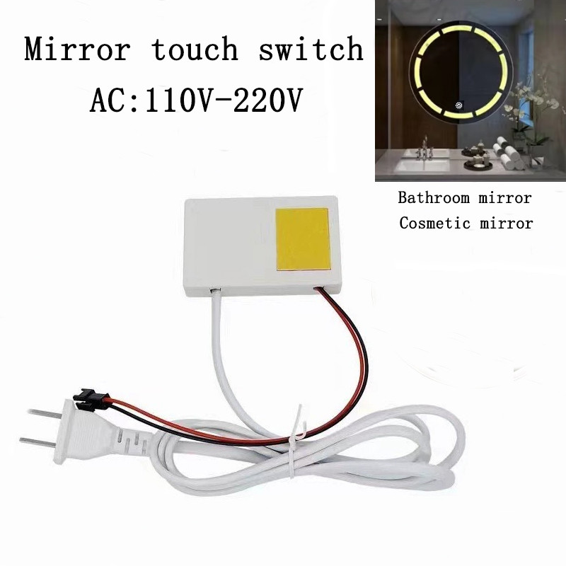 110V220V Mirror Light Touch Sensor Dimming Led Control Module Isolated Touch Switch Bathroom Mirror