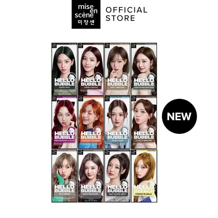 HELLO BUBBLE HAIR COLOUR CAT RAMBUT PEWARNA RAMBUT