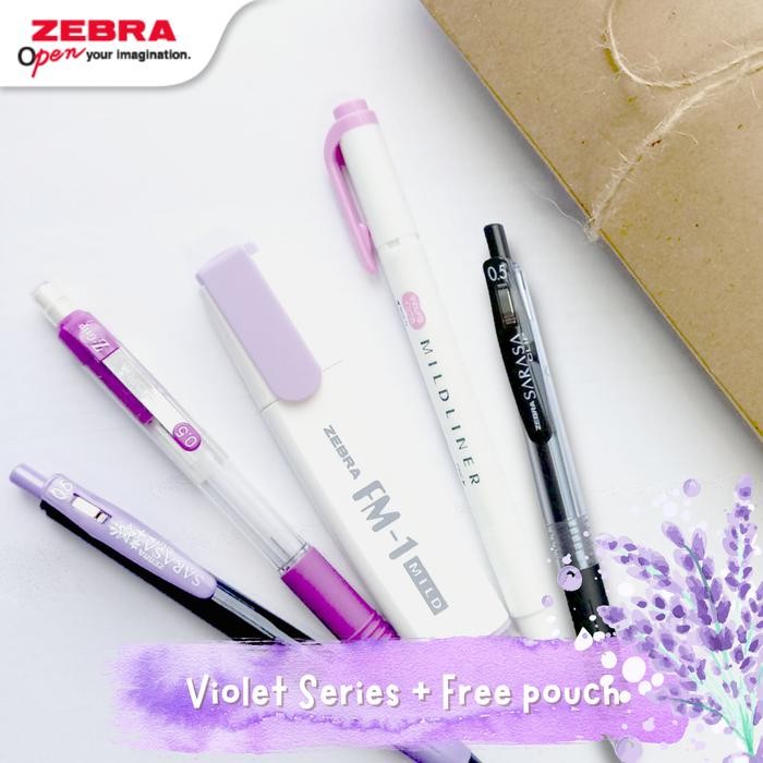 

Zebra Sarasa Mildliner Color Series - Free Limited Edition ZebraPouch