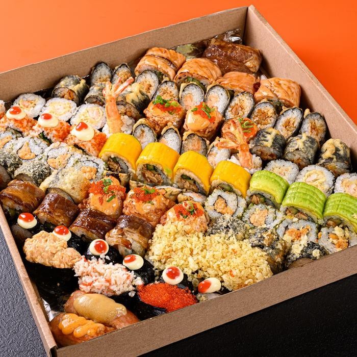 QQ750 BIG MATE SUSHI PLATTER (90 Pcs) Sushi Gathering/Sushi Untuk