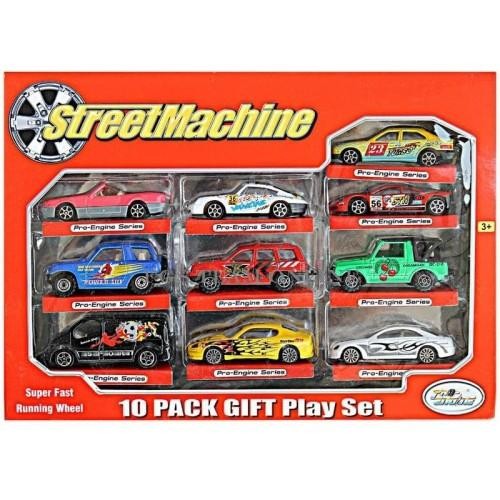 STREET MACHINE DIE CAST MAINAN ANAK 10 PCS