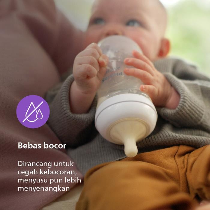 PHILIPS AVENT BOTTLE NATURAL 3.0 DECO 260ML BOTOL SUSU MOTIF