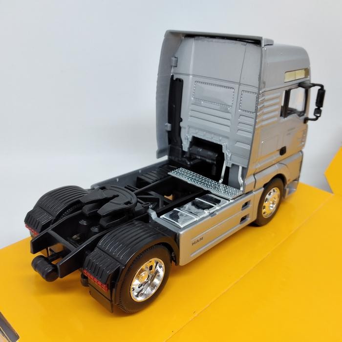 DIECAST KEPALA TRUK TRAILER MAN TG510A WELLY SUPER HAULIER 1:32 MAINAN