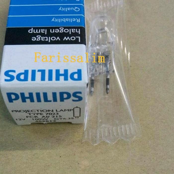 LAMPU HALOGEN KACANG PHILIPS 100W 12V TYPE : 7023
