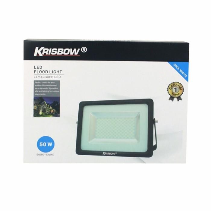 KRISBOW LAMPU SOROT LED 50 WATT - PUTIH / KUNING - PUTIH