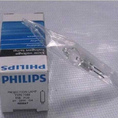LAMPU HALOGEN KACANG PHILIPS 7388 6V 20WATT G4
