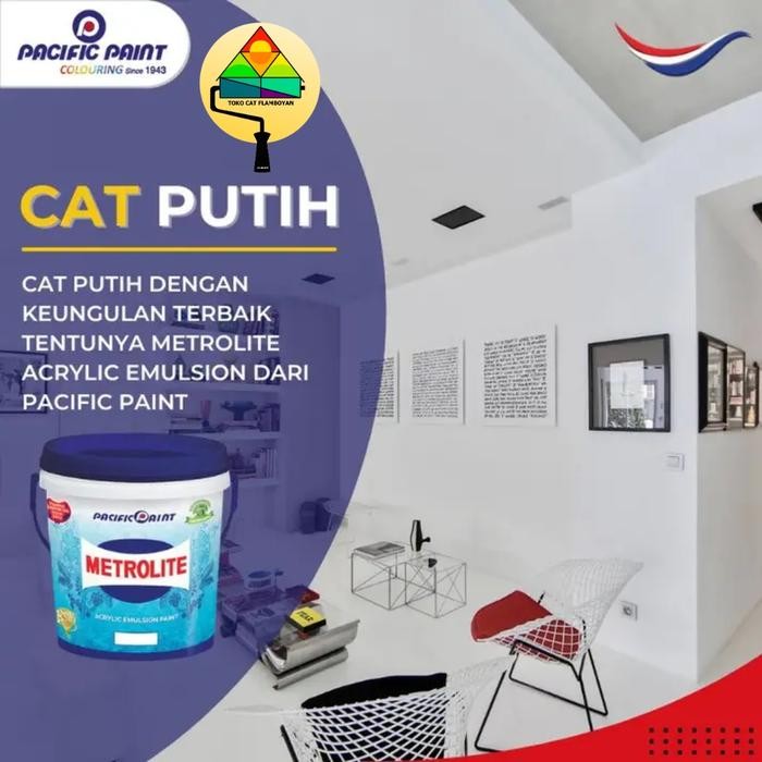 CAT TEMBOK METROLITE 16LITER PUTIH