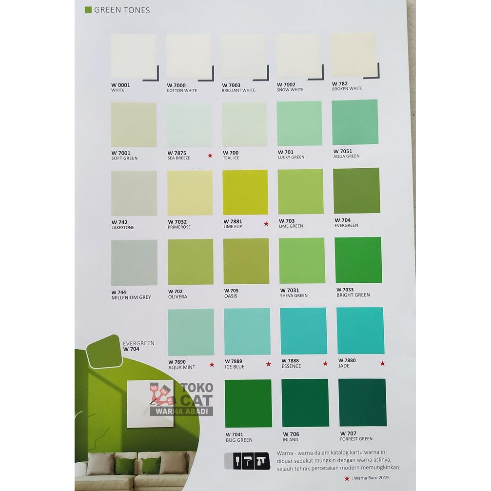 CAT TEMBOK WELDON 1 KG