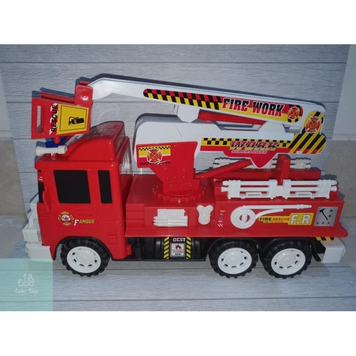 MAINAN ANAK DIE CAST GELAMBIR PEMADAM KEBAKARAN FRICTION UKURAN BESAR GBK