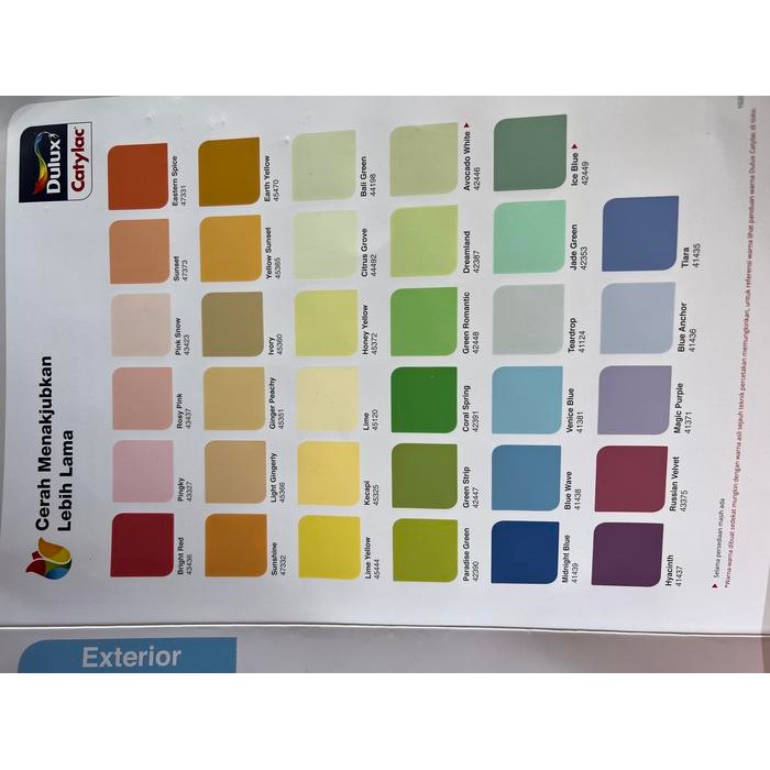 CAT DULUX CATYLAC 25KG PUTIH DAN WARNA