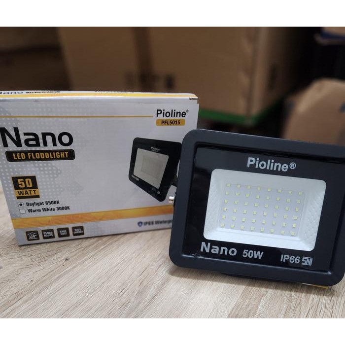 PIOLINE NANO LAMPU TEMBAK LED 50W / LAMPU SOROT LED 50 WATT