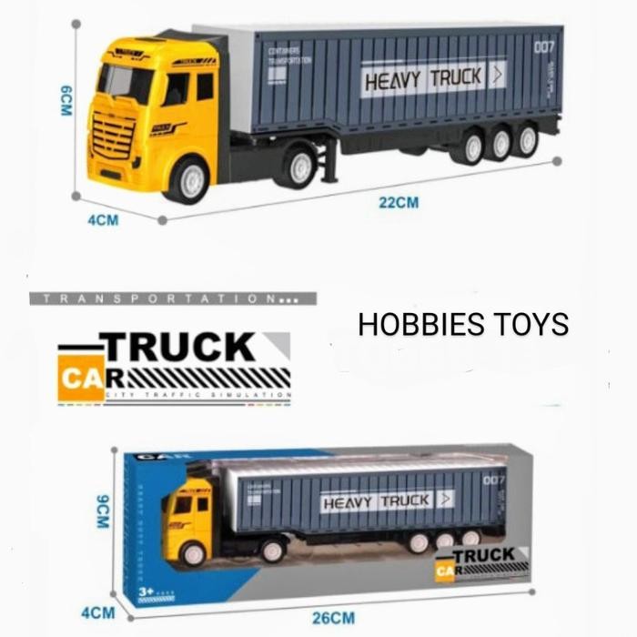 DIECAST TRUK TRAILER KONTENER
