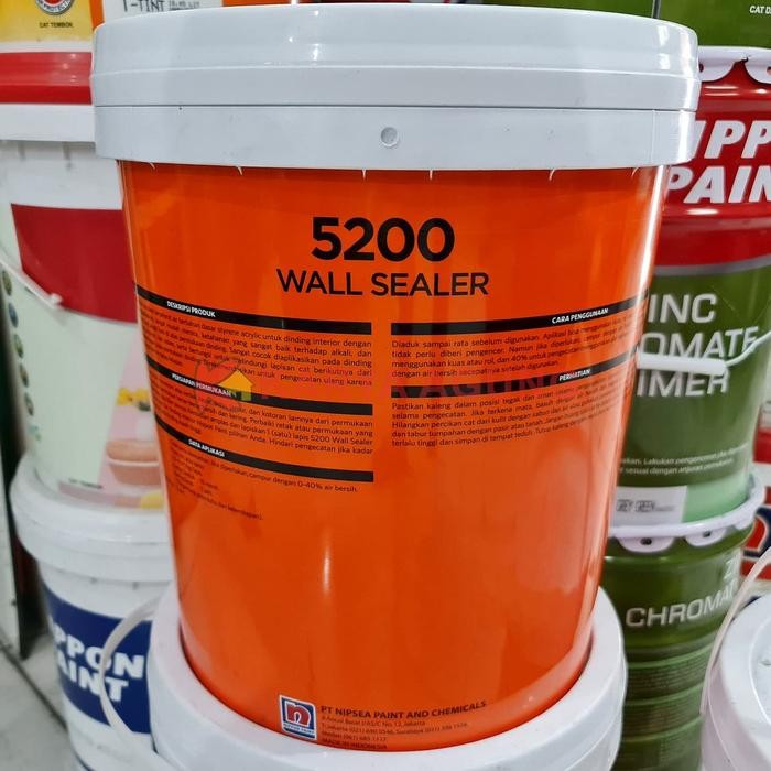NIPPON 5200 WALL SEALER CAT DASAR ALKALI TEMBOK INTERIOR 20 KG PAIL