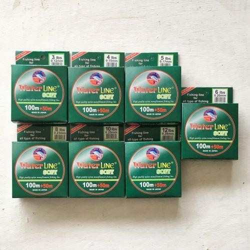 Senar Pancing Water Line Waterline Soft / Senar Waterline Soft Hijau Lumut