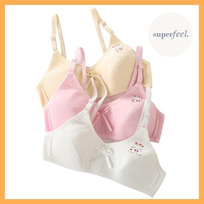(Expert) SFL MINISET KAIT KANCING BRA BH ANAK CEWEK STEP 2 PAKAIAN DALAM MINI SET KATUN PEREMPUAN