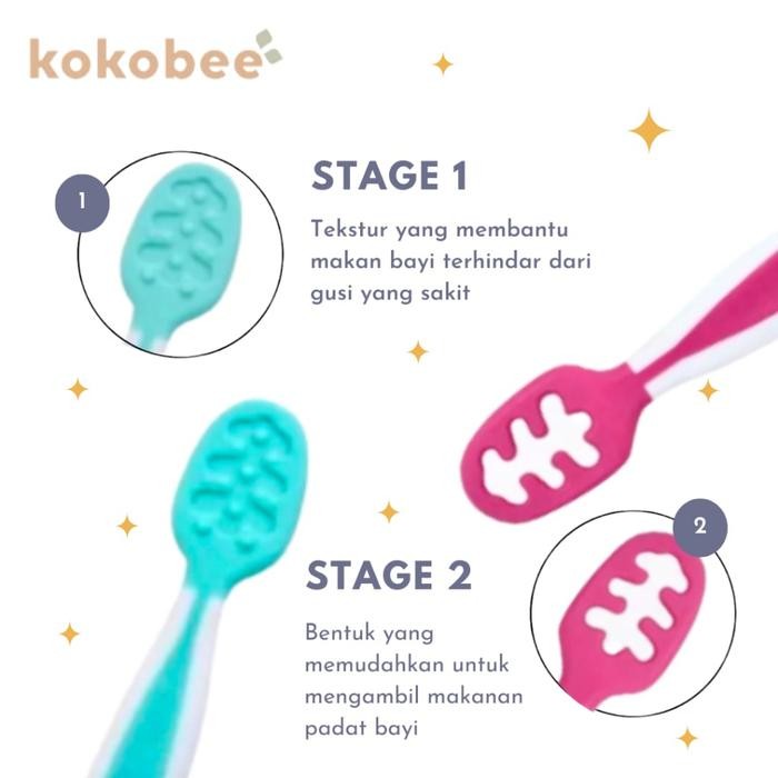 JTTOP" (BEST SELLER) NUMNUM / KOKOBEE PRE SPOON SET / TRAINING SPOON / BLW / DIPS GLACIER SPOON