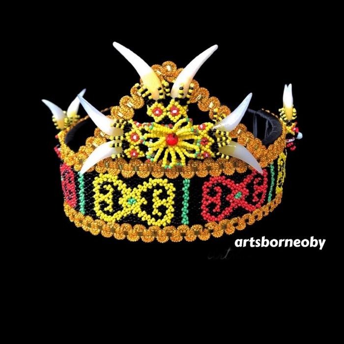 Ready Hiasan Kepala / Topi Dayak Perempuan Handmade Lokal Produk