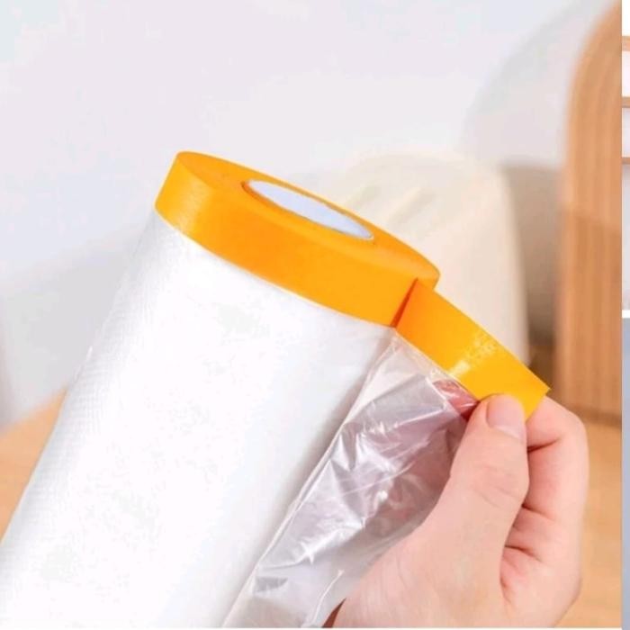 

COVERING FILM MASKING TAPE UK 300CM X 20 METER,Oil painting furniture