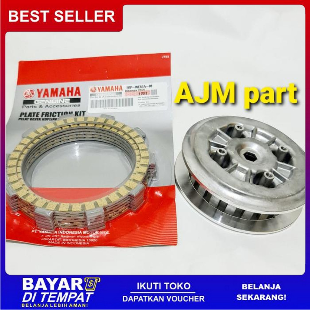 FREE ONGKIR RUMAH KOPLING PLUS KAMPAS KOPLING SCORPIO SCORPIO Z 5BP ORI BISA COD