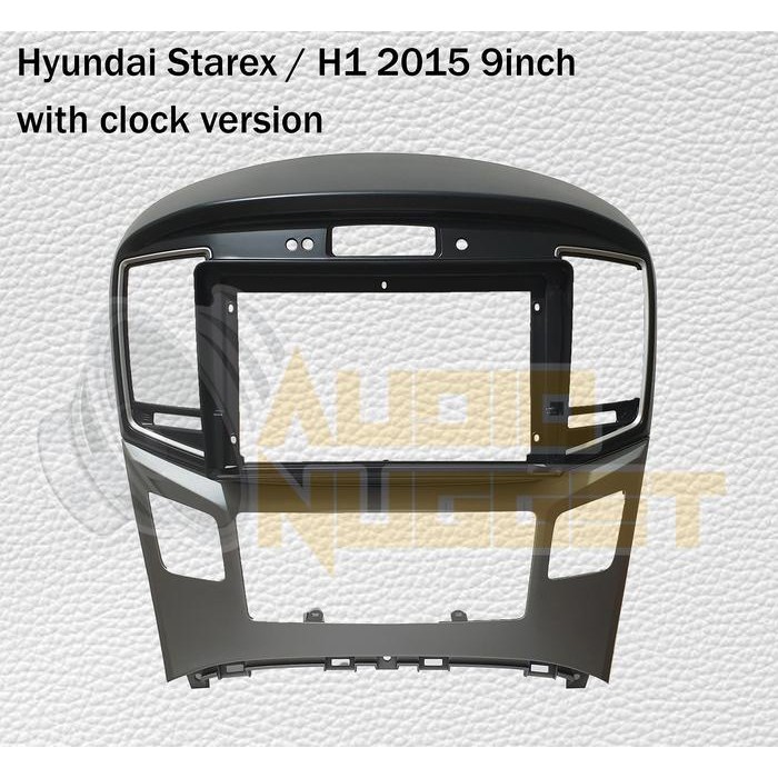 Frame Head Unit Android Hyundai H1 Starex Clock Version 2015 9 Inch