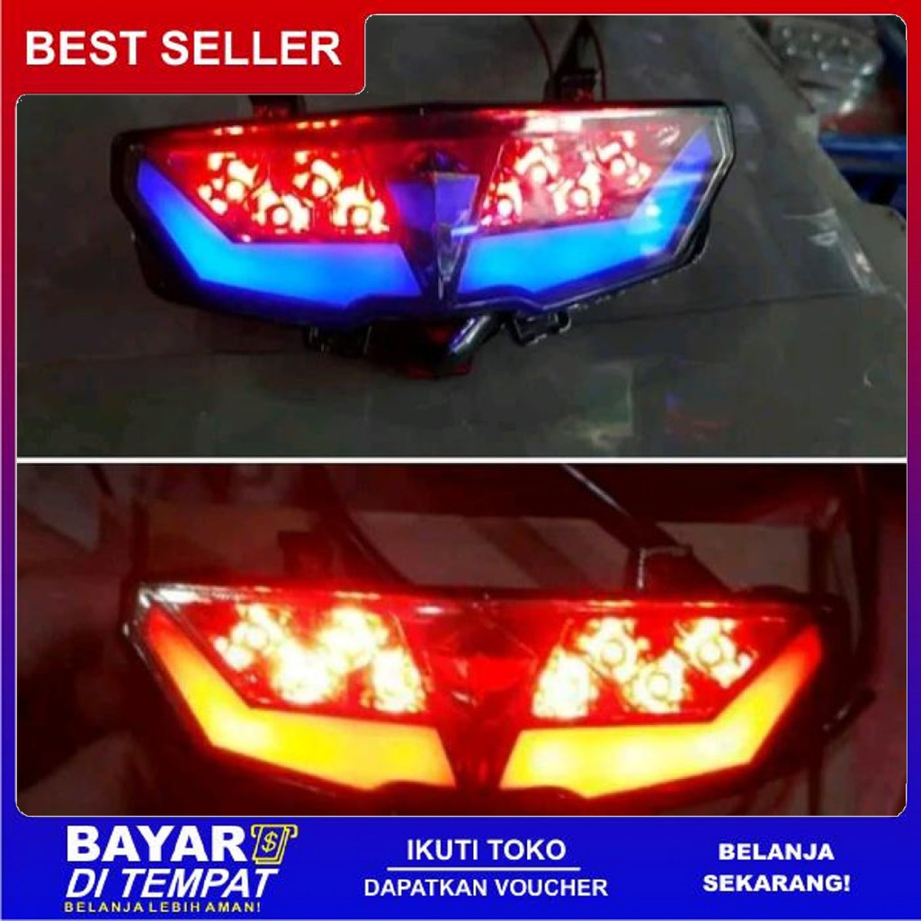 FREE ONGKIR STOPLAMP 3IN1 MT15 LAMPU STOP MT15 LAMPU REM MT15 WITH SEIN BISA COD