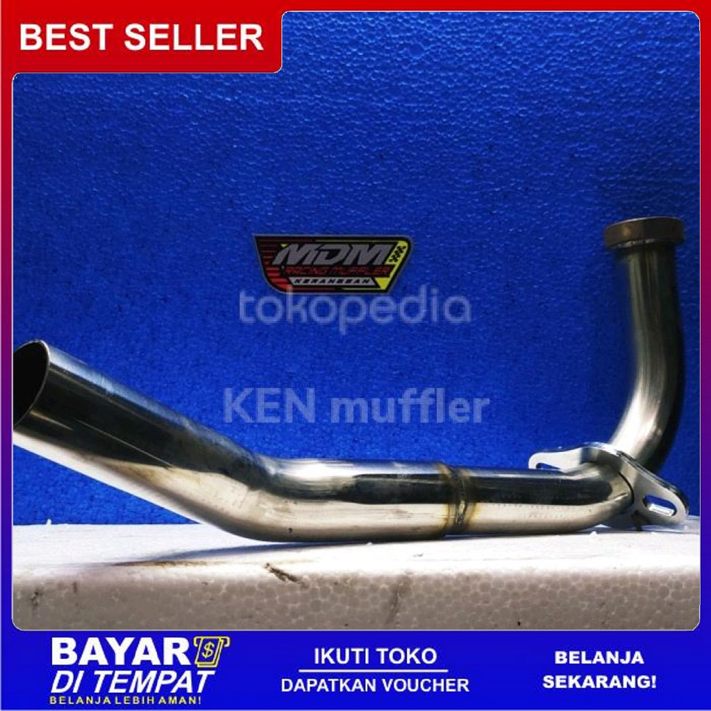 FREE ONGKIR LEHERAN PIPA LEHER KNALPOT MIO SPORTY 28-32MM BENDING BISA COD