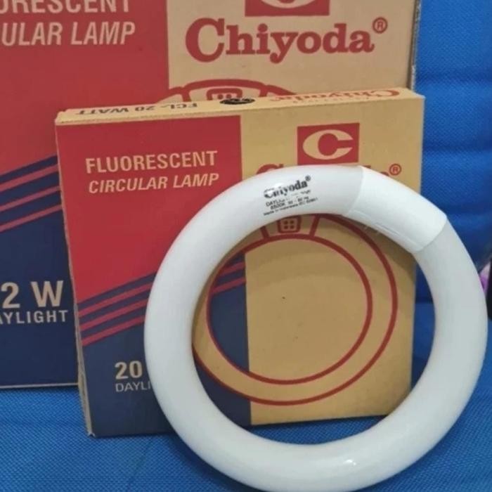 Terlaris CHIYODA Lampu TL Ring 20watt Lampu Neon Bulat Ring TL bulat bundar SALE